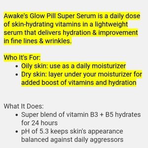Ulta Beauty Skincare - Ulta AWAKE
Glow Pill Super Serum Ulta Beauty Skincare - Ulta AWAKE
Glow Pill Super Serum